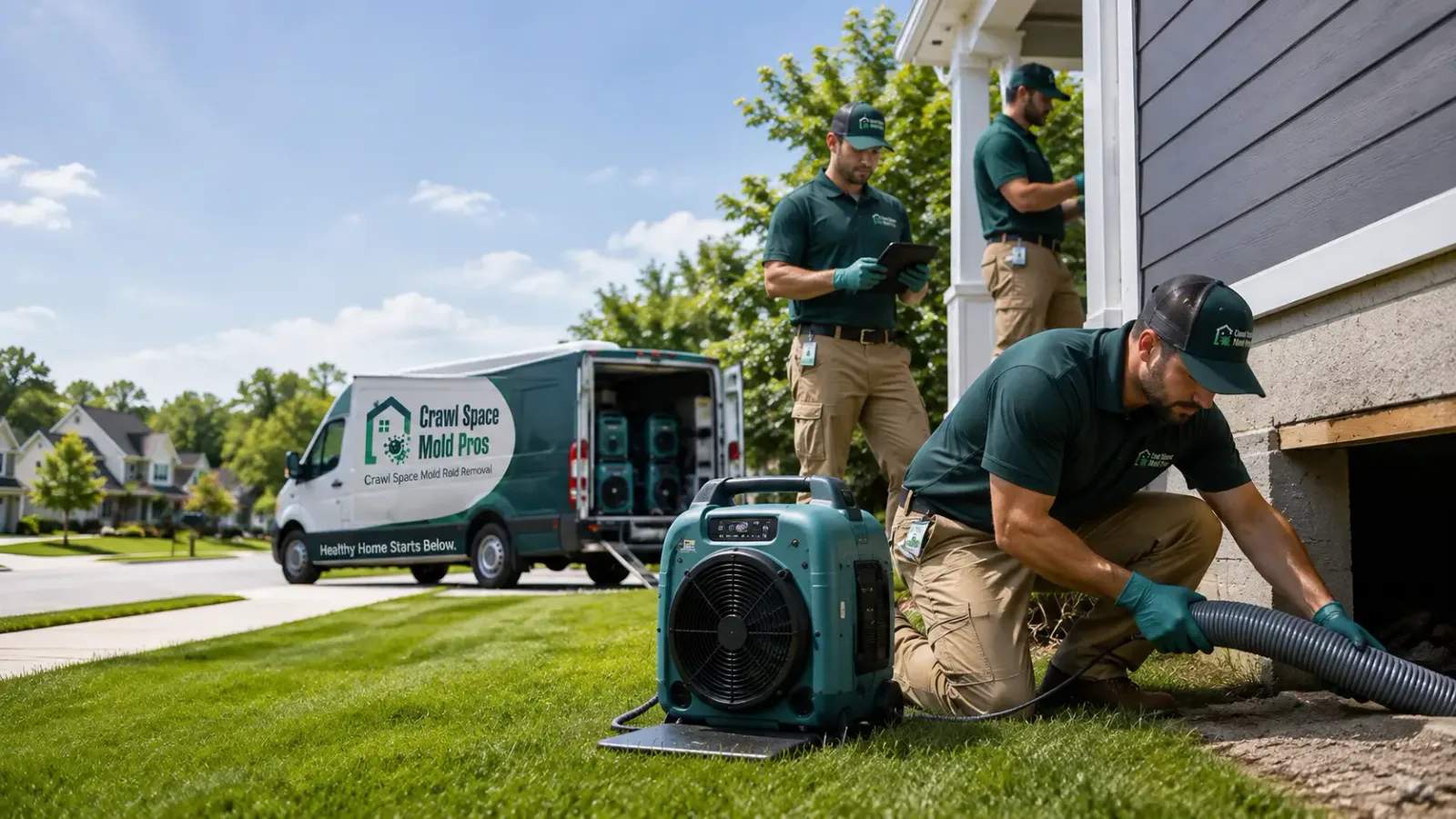 Crawl Space Mold Removal in Oakley, MI